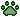 Green Paw Print