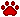 Red Paw Print