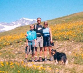 Bongo med 3/4 af sin familie